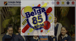 Desktop Screenshot of colegiobelga.edu.gt